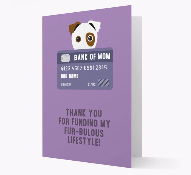 'Bank of Mom' - Personalised {breedFullName} Card